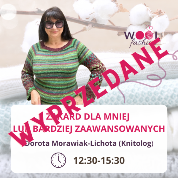 Bilet na warsztat WoolFashion - Żakard dla mniej lub bardziej zaawansowanych