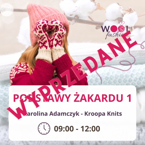 Bilet na warsztat WoolFashion - Podstawy żakardu 1