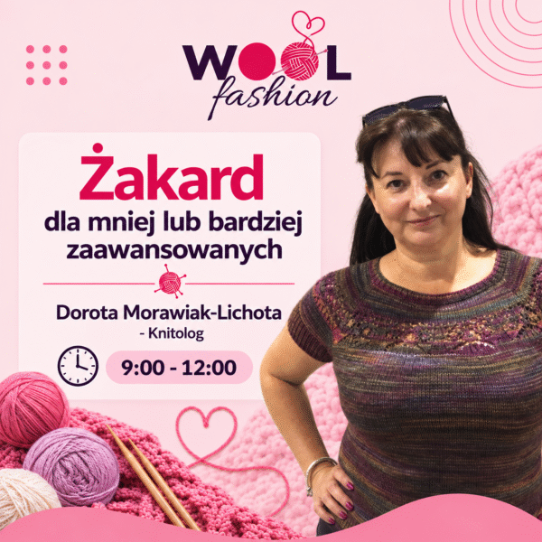 Bilet na warsztat WoolFashion - Żakard dla mniej lub bardziej zaawansowanych
