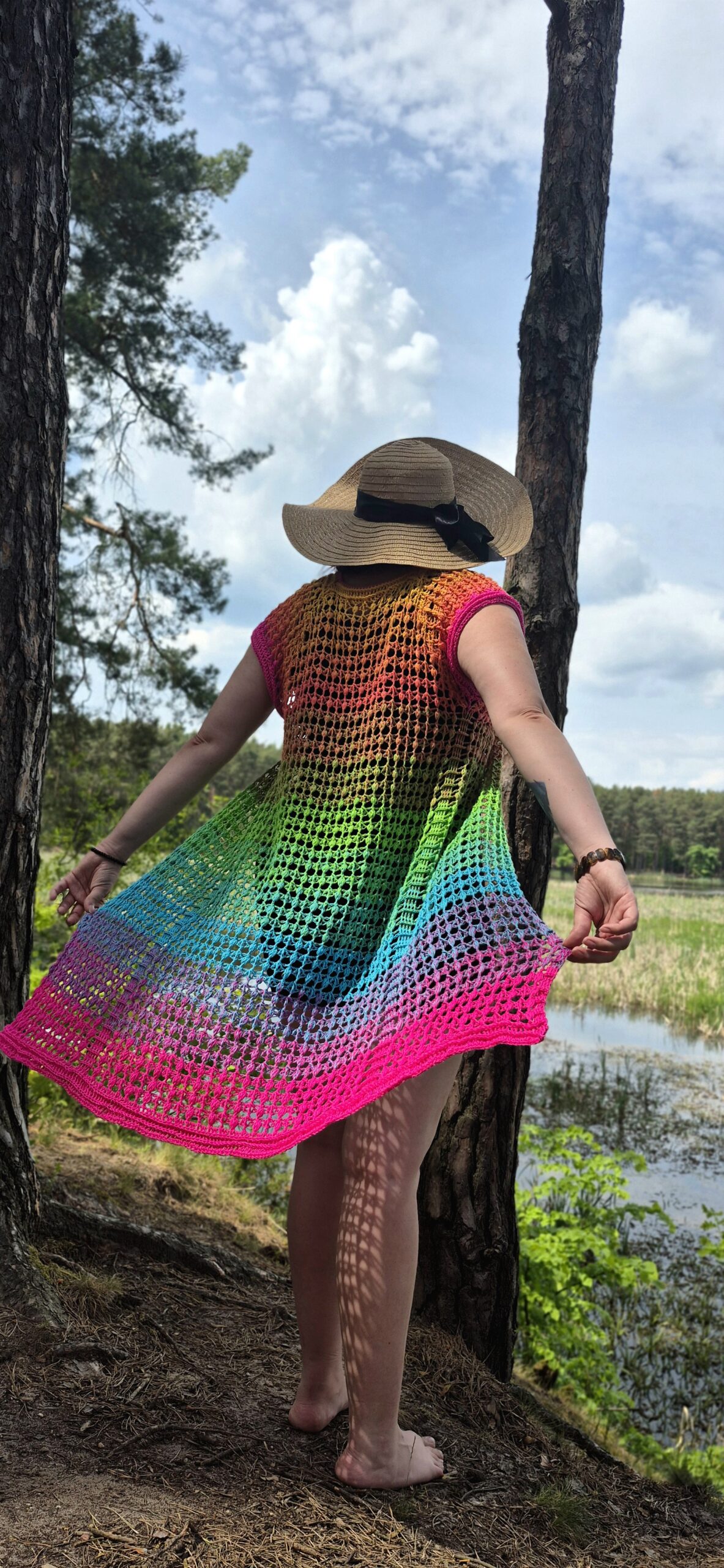Wzór Sukienka/Narzutka Laufey- ZawijAnka handmade - obrazek 2